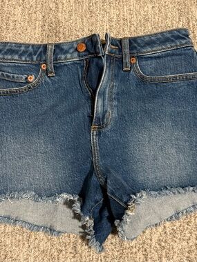 PINK Victoria's Secret Dark Blue Denim Jean Shorts